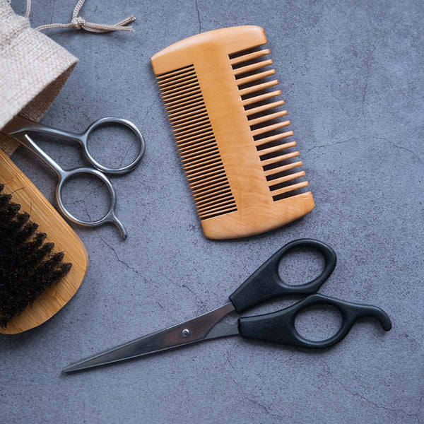 Wooden Beard Grooming Kit-1