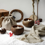 Coconut Shell Candle-0