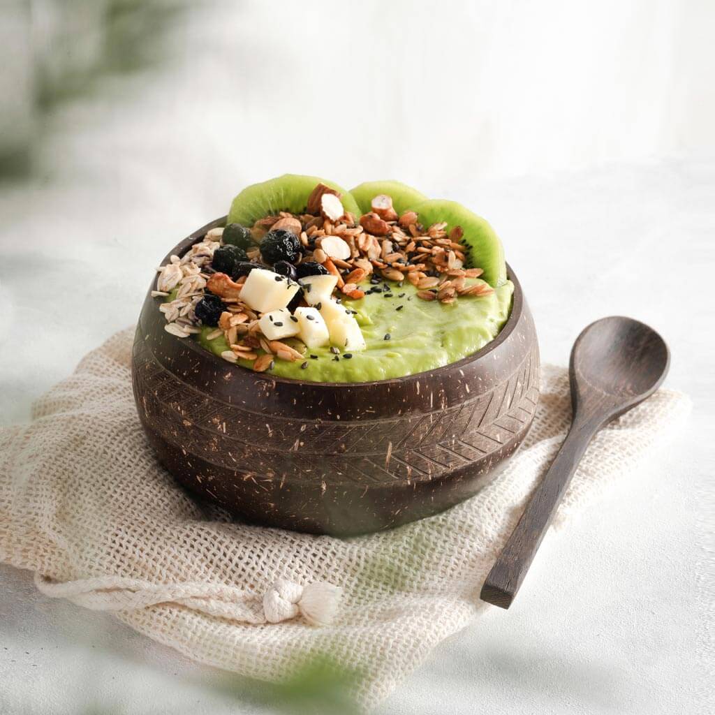 Eco-Friendly Coconut Bowls & Spoons (Set of 4)-6