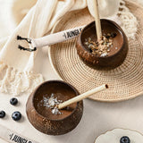Natural Coconut Shell Cups (Set of 2)-2
