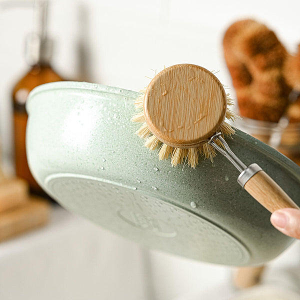 Plant Based Kitchen Scrubber Brush (6 Piece Starter Set)-4