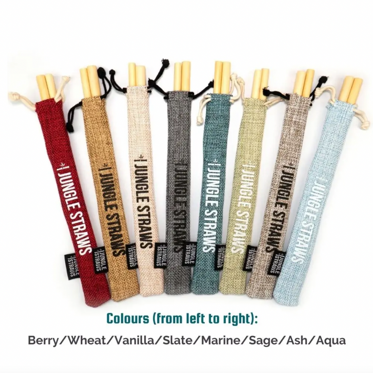 Reusable Bamboo Drinking Straws (Pack of 6)-5