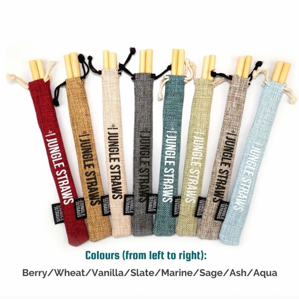 Reusable Bamboo Drinking Straws (Pack of 6)-5