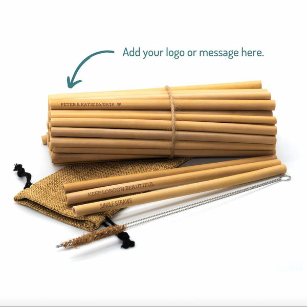 Custom Branded Bamboo Straws -1