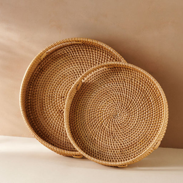 Rattan Trays (Multiple Sizes)-1